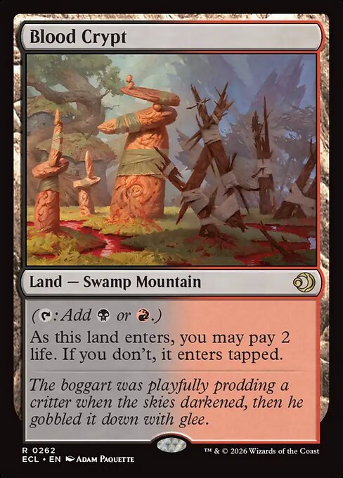 Blood Crypt card from ECL #262