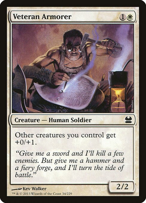 Veteran Armorer card from MMA #34