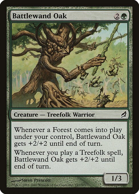Battlewand Oak card from LRW #197