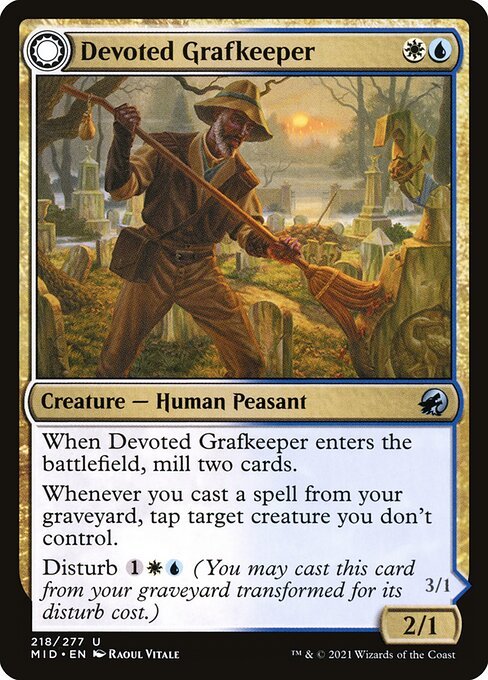 Devoted Grafkeeper card from MID #218
