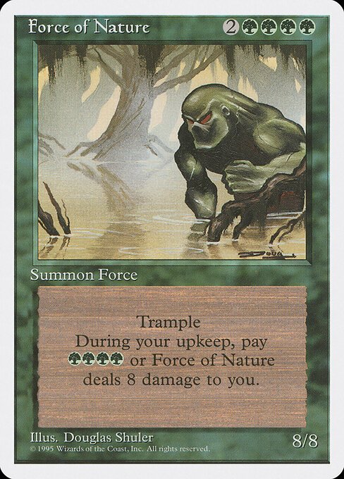 Force of Nature card from 4ED #product-1757