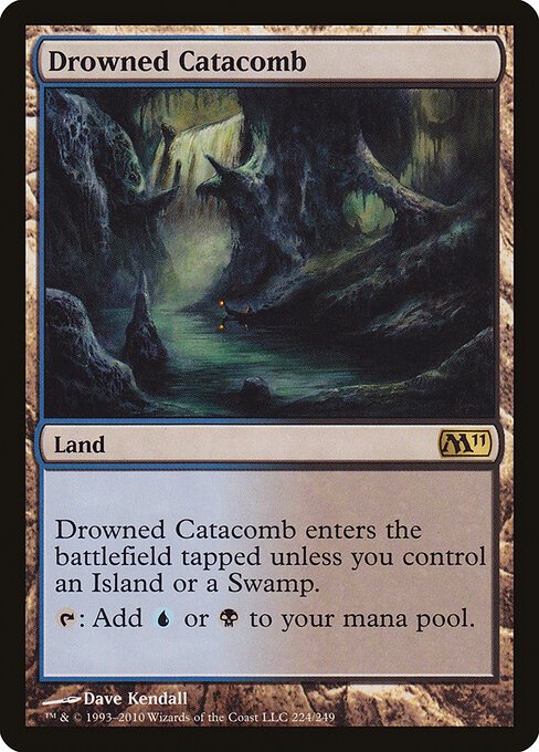 Drowned Catacomb card from M11 #224