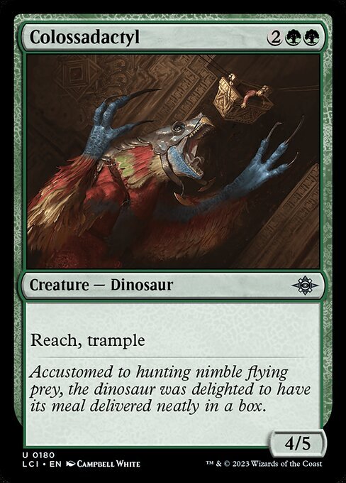 Colossadactyl card from LCI #180