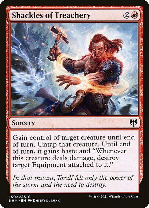 Shackles of Treachery card from KHM #150