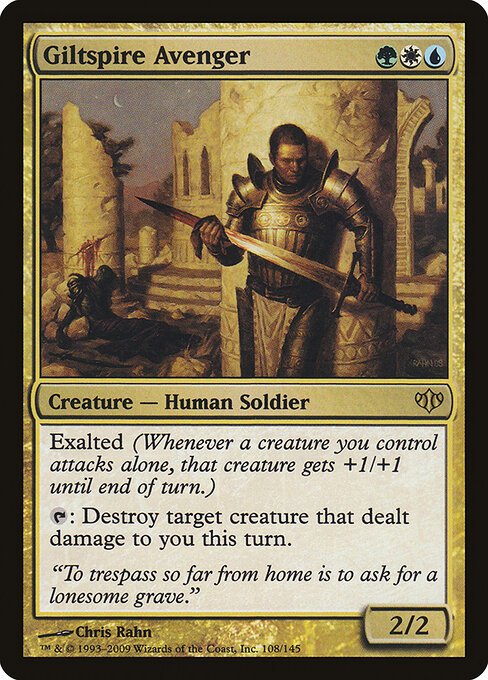 Giltspire Avenger card from CON #108