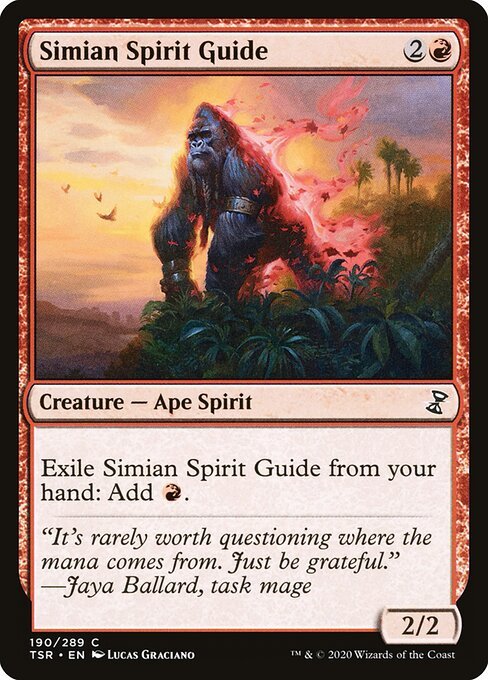 Simian Spirit Guide card from TSR #190