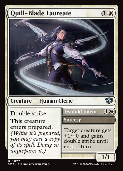 Quill-Blade Laureate card from SOS #27