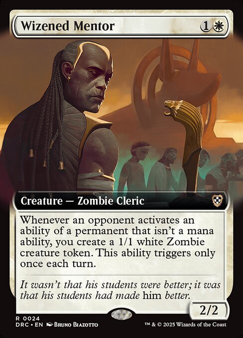 Wizened Mentor card from DRC #24