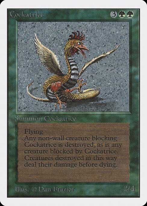 Cockatrice card from 2ED #product-9012