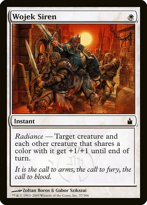 Wojek Siren card from RAV #37