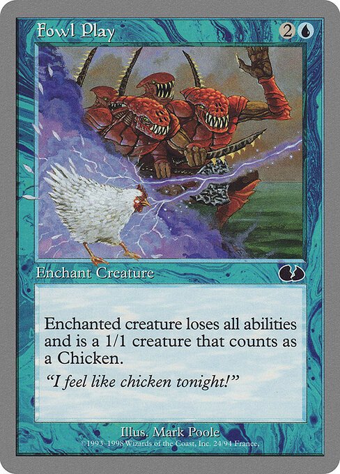 Fowl Play card from UGL #24