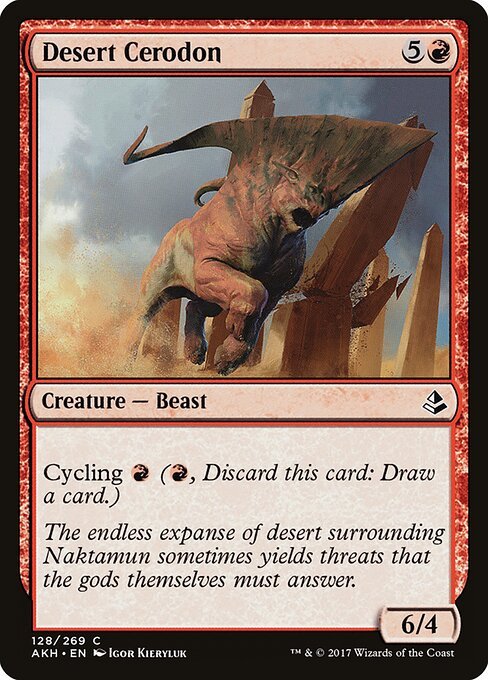 Desert Cerodon card from AKH #128