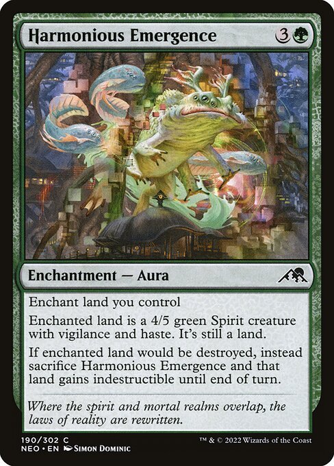 Harmonious Emergence card from NEO #190