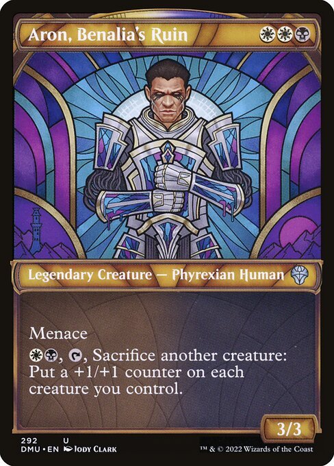 Aron, Benalia's Ruin card from DMU #292