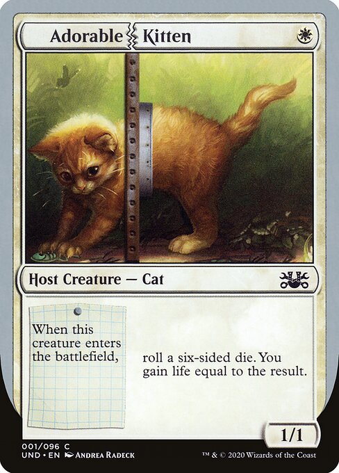 Adorable Kitten card from UND #1