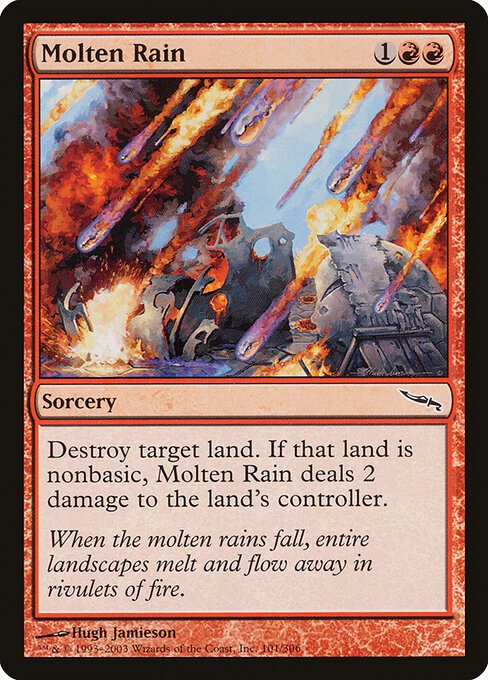 Molten Rain card from MRD #101