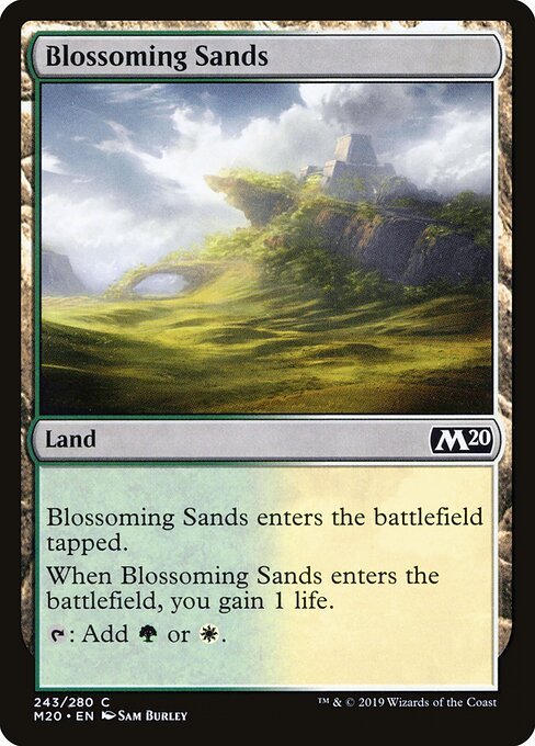 Blossoming Sands card from M20 #243