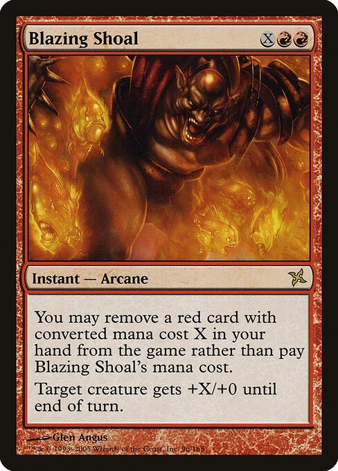 Blazing Shoal card from BOK #96