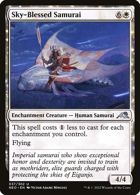 Sky-Blessed Samurai card from NEO #37