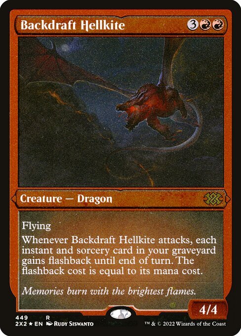 Backdraft Hellkite card from 2X2 #449