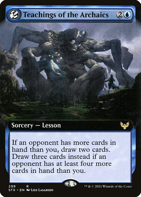 Teachings of the Archaics card from STX #299