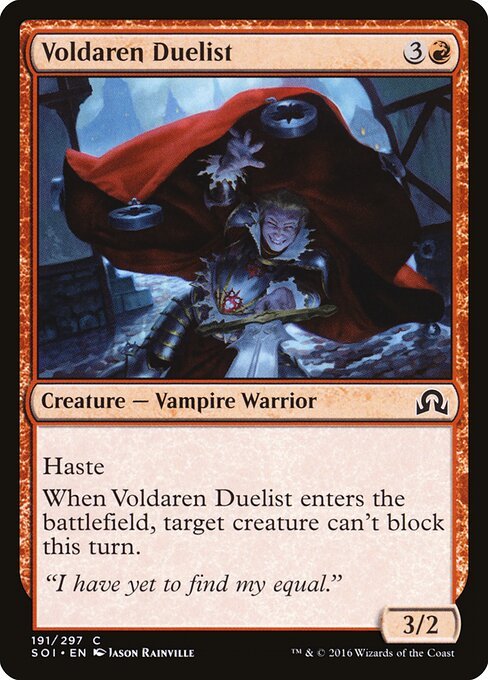 Voldaren Duelist card from SOI #191