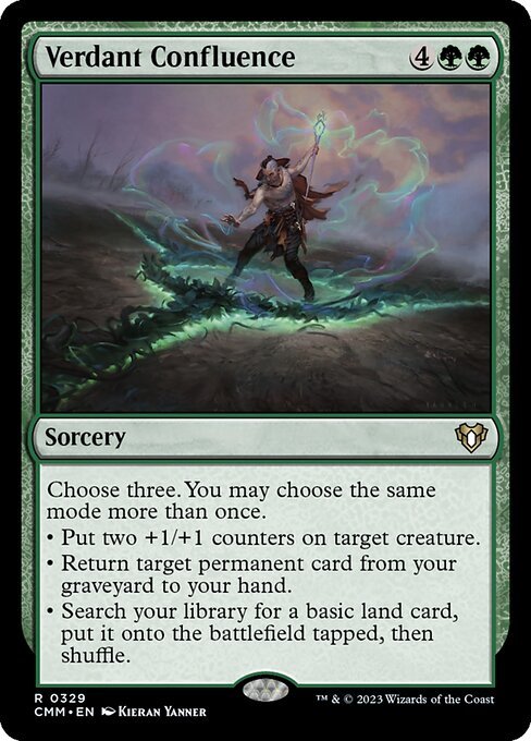 Verdant Confluence card from CMM #329