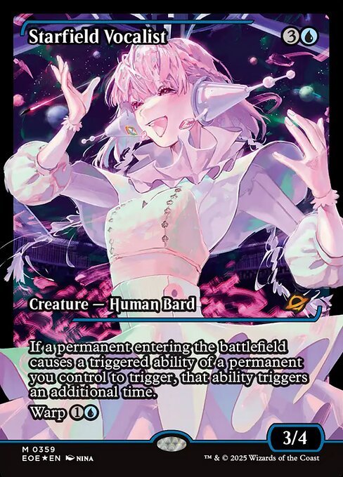 Starfield Vocalist card from EOE #359