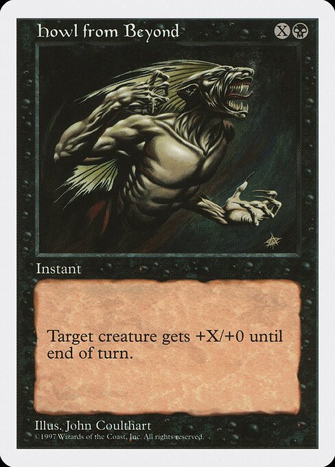 Howl from Beyond card from 5ED #product-2198