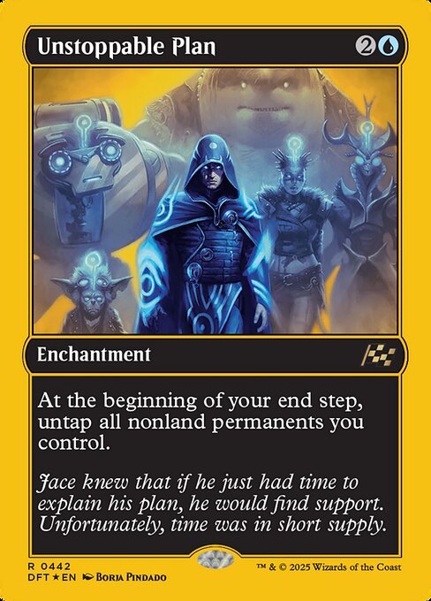 Unstoppable Plan card from DFT #442