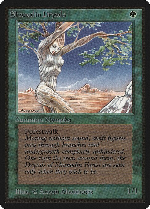 Shanodin Dryads card from LEB #product-8900
