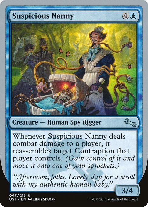 Suspicious Nanny card from UST #47