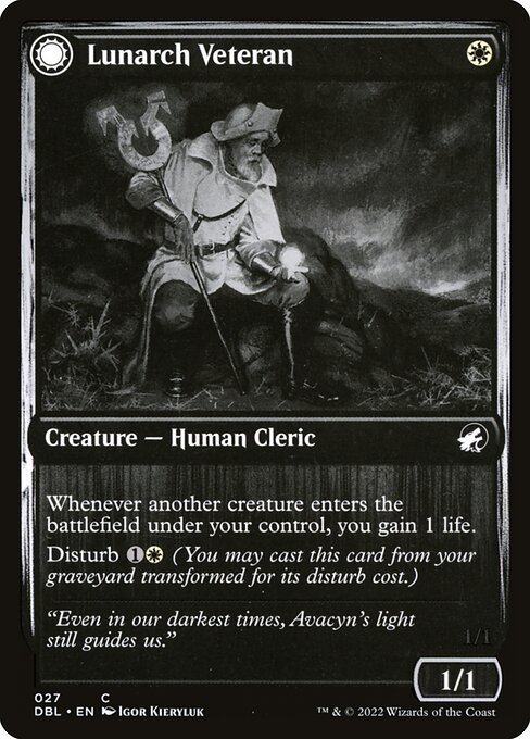 Lunarch Veteran card from DBL #27