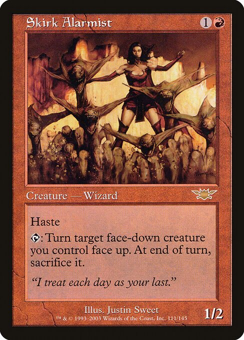Skirk Alarmist card from LGN #111