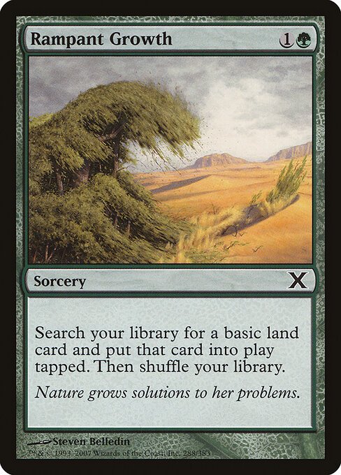 Rampant Growth card from 10E #288