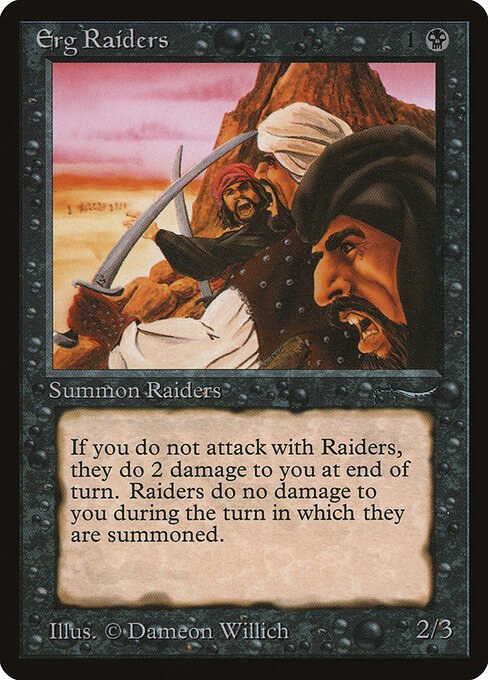 Erg Raiders card from ARN #product-3188