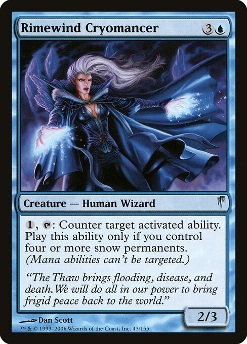 Rimewind Cryomancer card from CSP #43