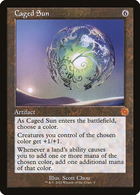 Caged Sun card from BRR #9