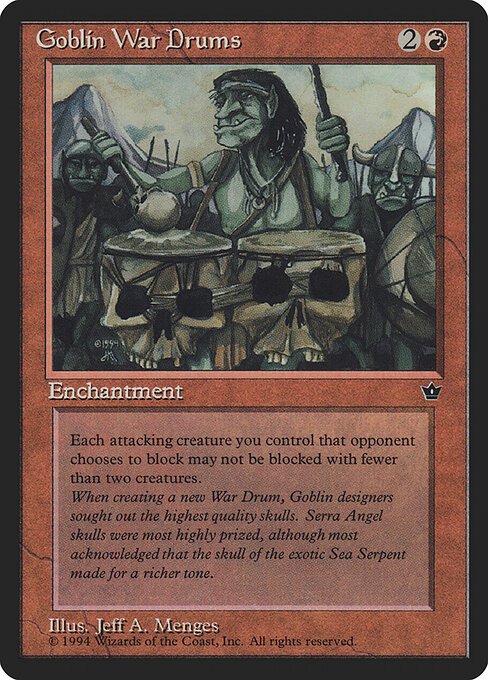 Goblin War Drums card from FEM #product-18210