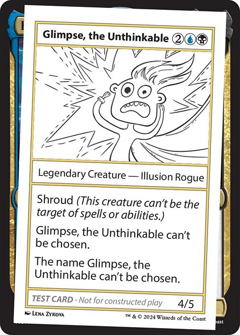Glimpse, the Unthinkable card from MB2PC #594