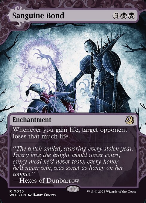 Sanguine Bond card from WOT #35
