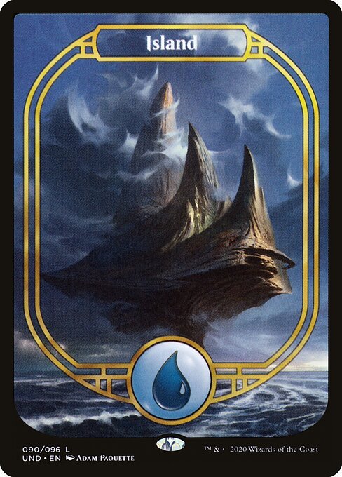 Island card from UND #90