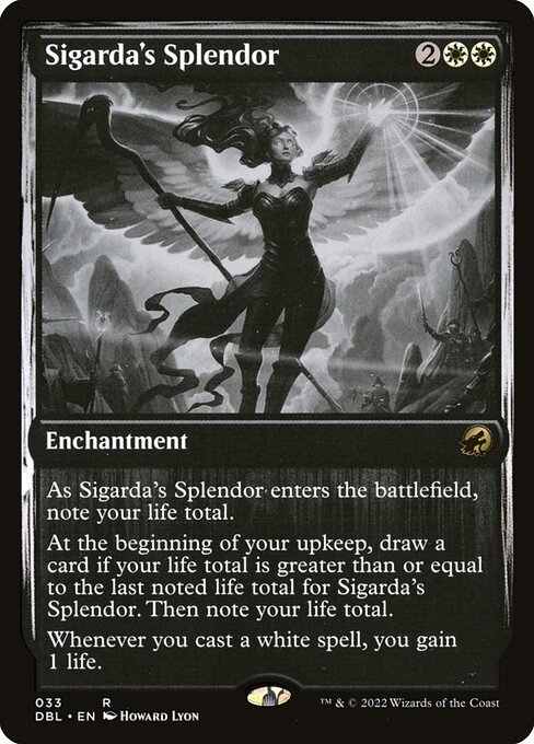 Sigarda's Splendor card from DBL #33