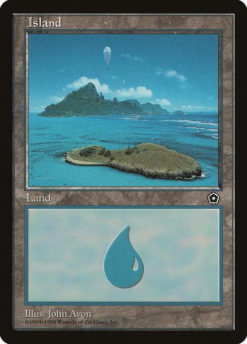 Island (155) card from P02 #155