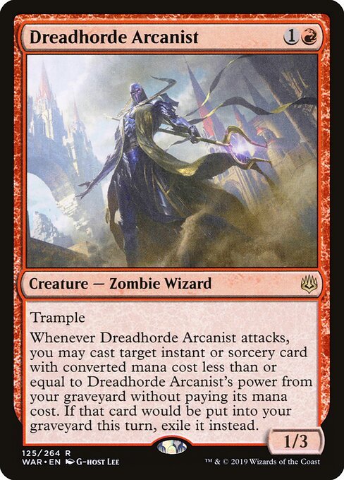 Dreadhorde Arcanist card from WAR #125