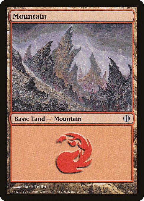 Mountain (242) card from ALA #242