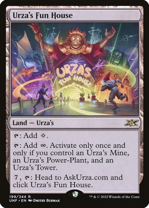 Urza's Fun House card from UNF #199