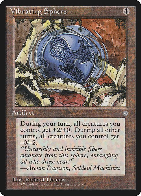 Vibrating Sphere card from ICE #product-4932