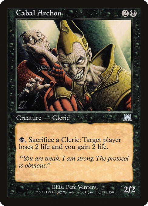 Cabal Archon card from ONS #129