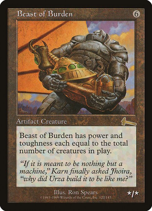 Beast of Burden card from ULG #122